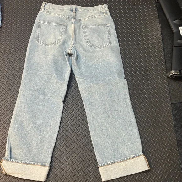Zara Light Blue Boyfriend Jeans - Picture 3 of 6